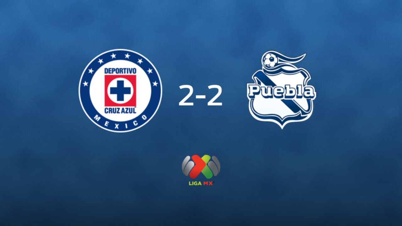 Cruz Azul Y Puebla Empatan A Dos En El Estadio Azteca El10