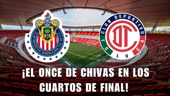 La alineación oficial de Chivas para enfrentar al Toluca FC en los Cuartos de Final del Clausura 2024