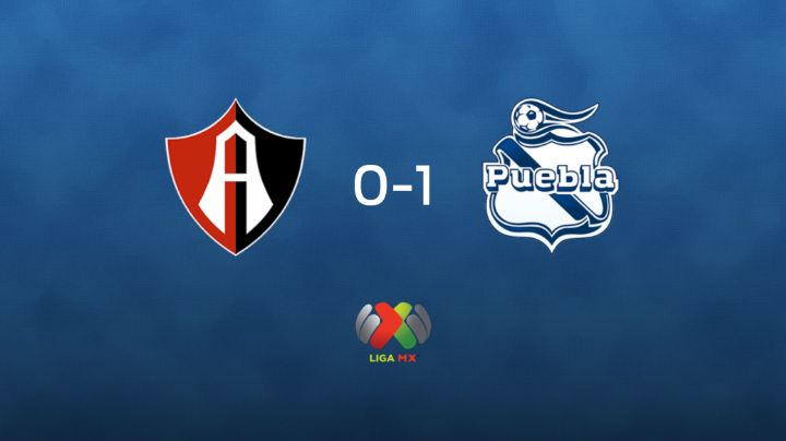  Puebla se lleva los tres puntos frente a Atlas Guadalajara (1-0)