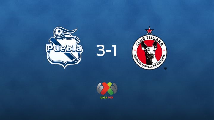  Puebla consigue la victoria en casa frente a Tijuana (3-1)