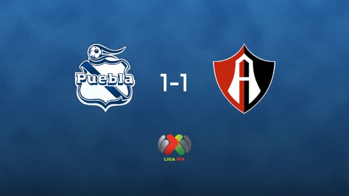 Reparto de puntos entre Puebla y Atlas de Guadalajara (1-1)