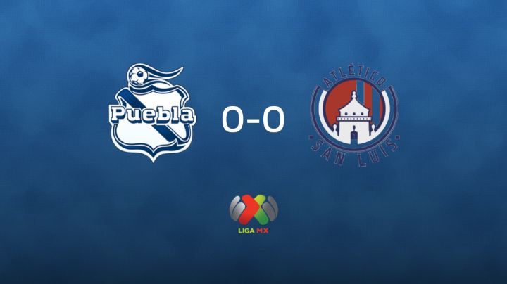  Puebla y Atlético San Luis no encuentran el gol y se reparten los puntos (0-0)