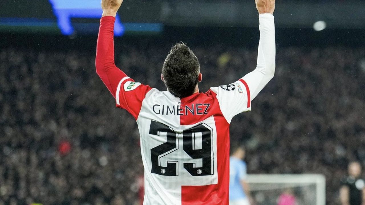 El Primer Gol De Santiago Giménez En Champions League En El Feyenoord Vs Lazio 3126