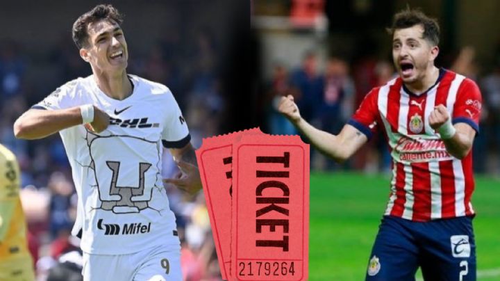 Dónde comprar boletos para Pumas vs Chivas: precios y ubicaciones para el juego del Apertura 2023