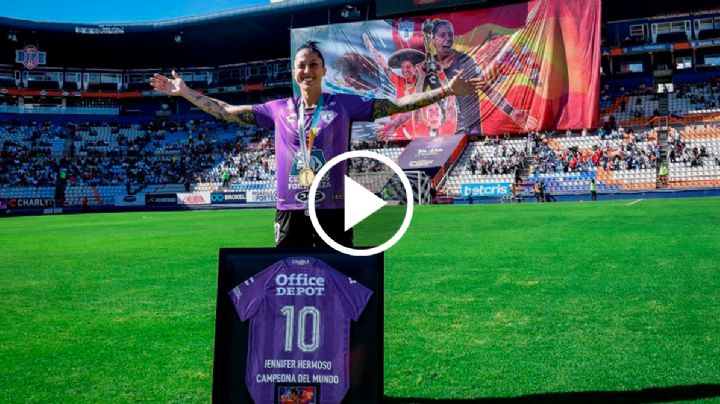 Video: Jenni Hermoso recibe HOMENAJE de Pachuca Femenil en día HISTÓRICO