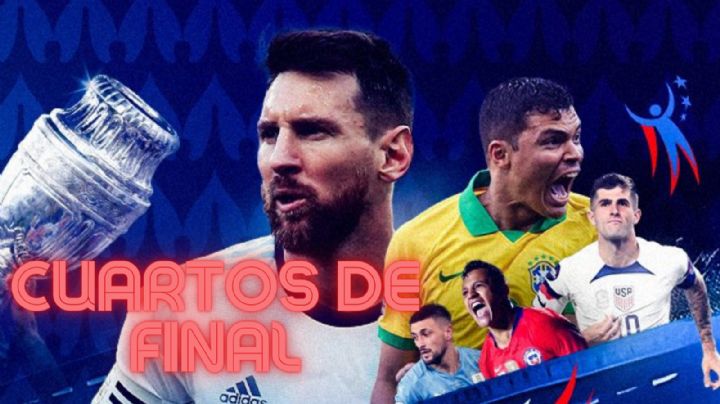 SIN MÉXICO, así se jugarán los CUARTOS DE FINAL de la Copa América 2024