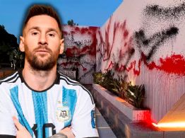 Activistas ATACAN la casa de Lionel Messi como PROTESTA