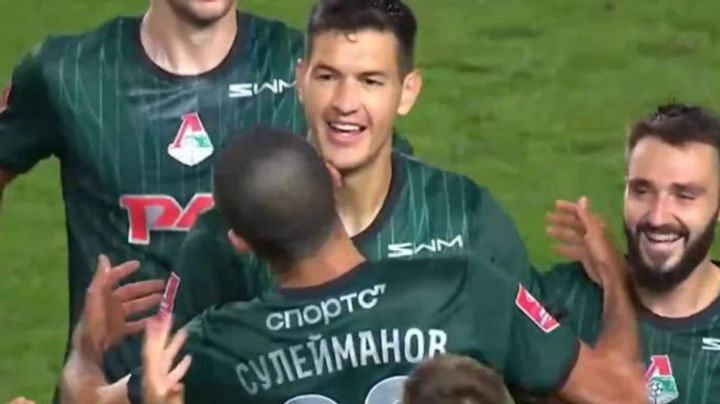 Video: César Montes DEBUTA Y ANOTA en goleada del Lokomotiv Moscú